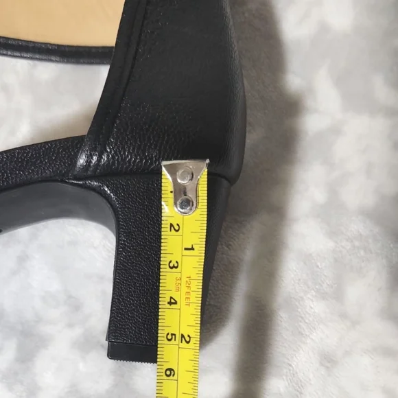 NATURE SIZE 8 Elegant Black Women's Sandals - Picture 6 of 7